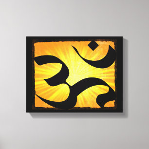 Om Yoga Meditation Zen Canvas Wall Art