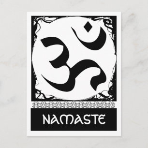 Om Yoga Postcard