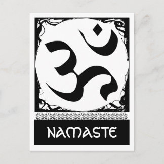 Om Yoga Postcard
