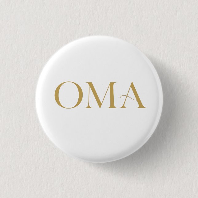 OMA Button – Cute German Grandma Pin | Gift for  (Front)