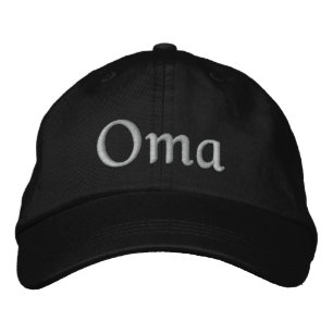 Oma Embroidered Cap