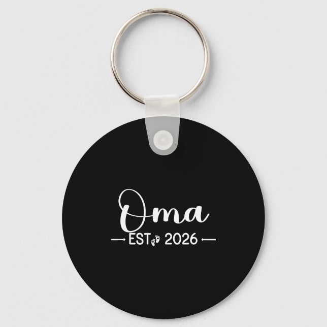 Oma Est 2026 New Matching Mother To Be 2026  Keychain (Front)
