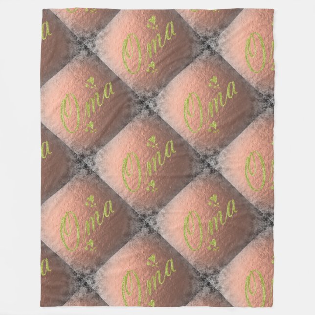 oma fleece blanket (Front)