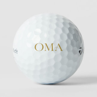 Oma Golf Ball Gift for Grandma | Custom Golf Ball