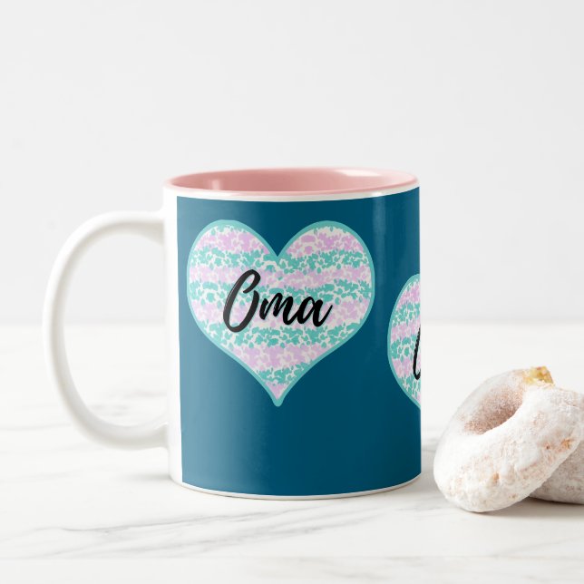 "Oma" Grand-mère allemande Mug (Avec donut)