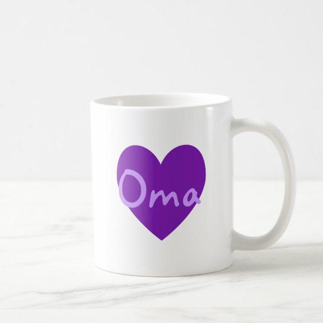 Oma in Purple Coffee Mug (Right)