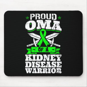 Oma Of A Kidney Disease Warrior Awareness Grandma Mouse Pad