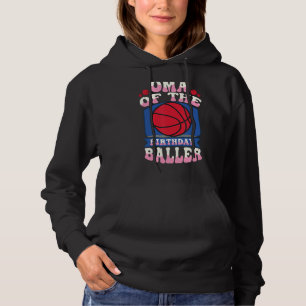 Oma Of The Birthday Baller Basketball Theme Bday P Hoodie