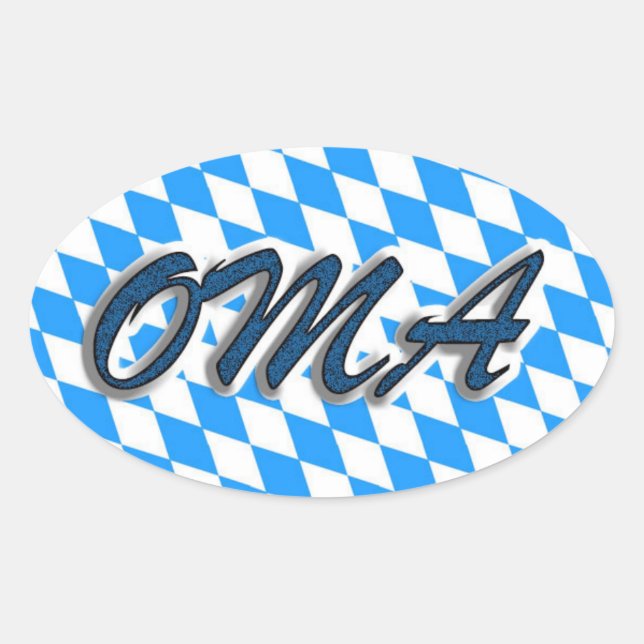 Oma Oval Sticker (Front)