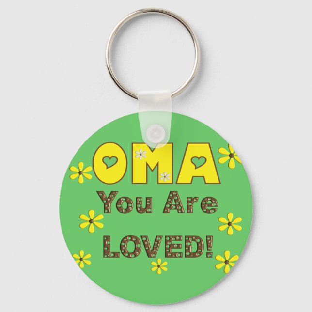 Oma YOU ARE LOVED-Mother's Day Gifts Keychain (Front)