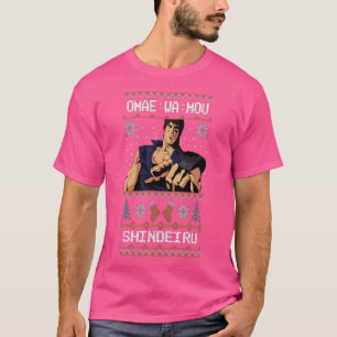 Omae Wa Mou Shindeiru Ugly Christmas Graphic T-Shirt