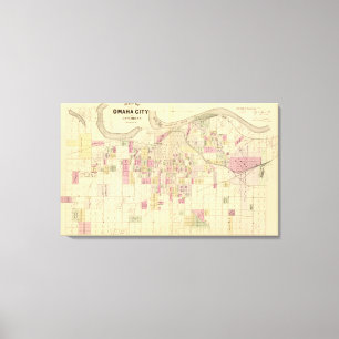 Omaha City, Nebraska Canvas Print