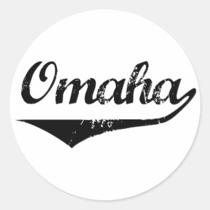 Omaha Classic Round Sticker