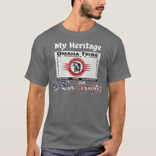 Omaha nation Tribe Flag my heritage we the people T-Shirt