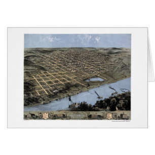 Omaha, NE  Panoramic Map - 1868