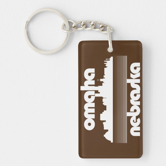 Omaha Nebraska Keychain (Front)