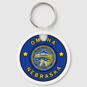 Omaha Nebraska Keychain