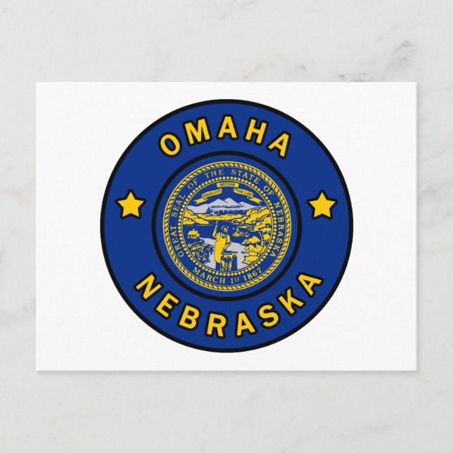 Omaha Nebraska Postcard (Front)