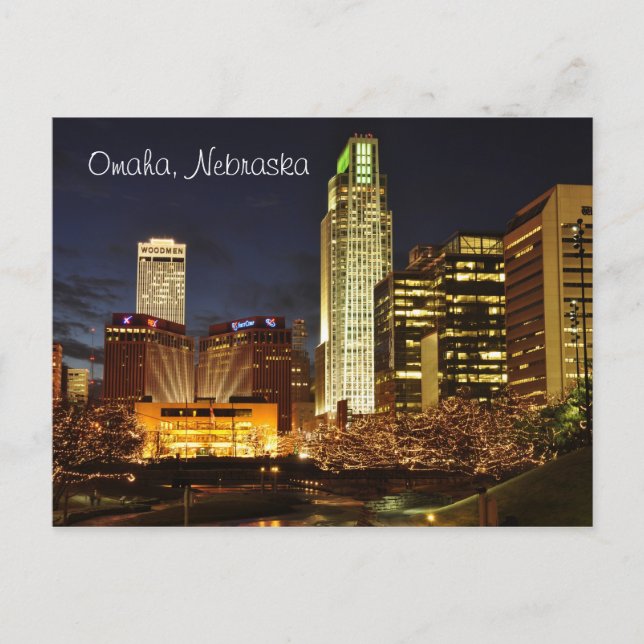 Omaha, Nebraska Postcard (Front)