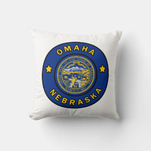 Omaha Nebraska Throw Pillow