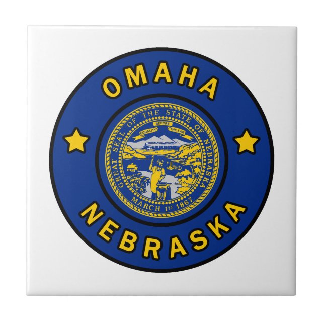 Omaha Nebraska Tile (Front)