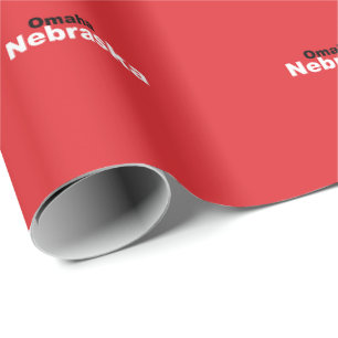 Omaha, Nebraska Wrapping Paper