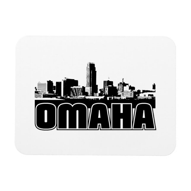 Omaha Skyline Magnet (Horizontal)