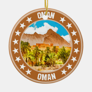 Oman                                               ceramic ornament