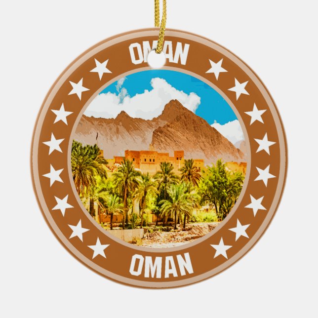 Oman                                               ceramic ornament (Front)