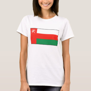 Oman Drapeau x Carte T-shirt