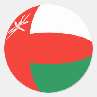 Oman Fisheye Flag Sticker