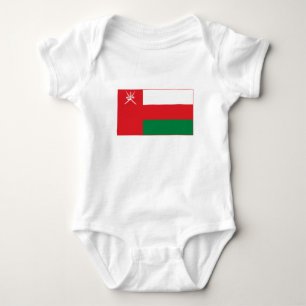 Oman Flag Baby Bodysuit