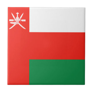 Oman Flag Ceramic Tile