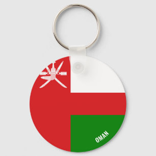 Oman Flag Charming Patriotic Keychain