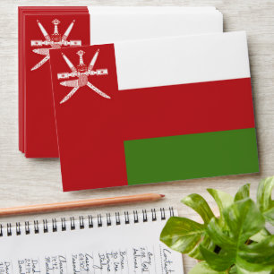Oman flag envelope