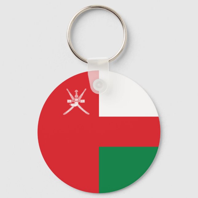 Oman Flag Keychain (Front)