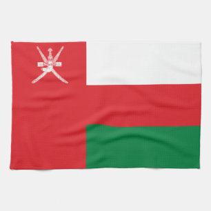 Oman Flag Kitchen Towel