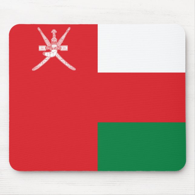 Oman Flag Mouse Pad (Front)
