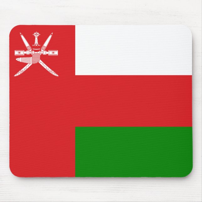 Oman Flag Mouse Pad (Front)