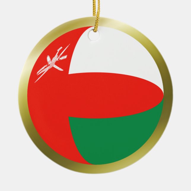 Oman Flag Ornament (Front)
