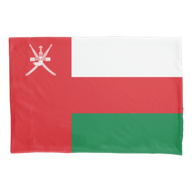 Oman Flag Pillowcase (Front)