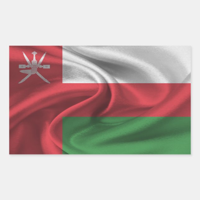 Oman Flag Sticker (Front)