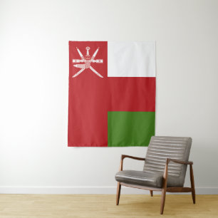 Oman flag tapestry