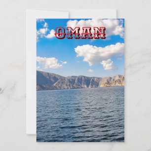 Oman landscape holiday card