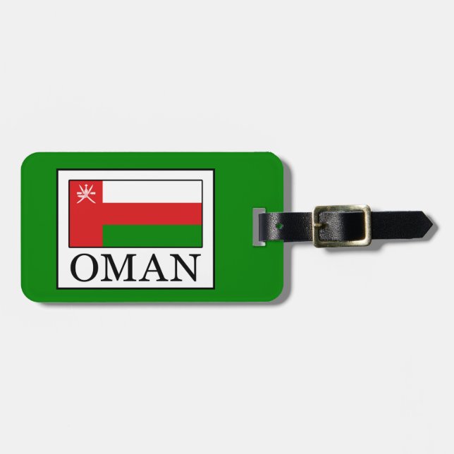 Oman Luggage Tag (Front Horizontal)