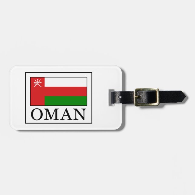 Oman Luggage Tag (Front Horizontal)