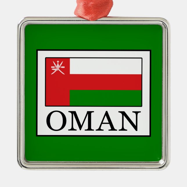 Oman Metal Ornament (Front)