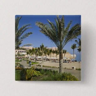 Oman, Muscat, Al, Jissah. Shangri, La Barr Al, 2 Inch Square Button