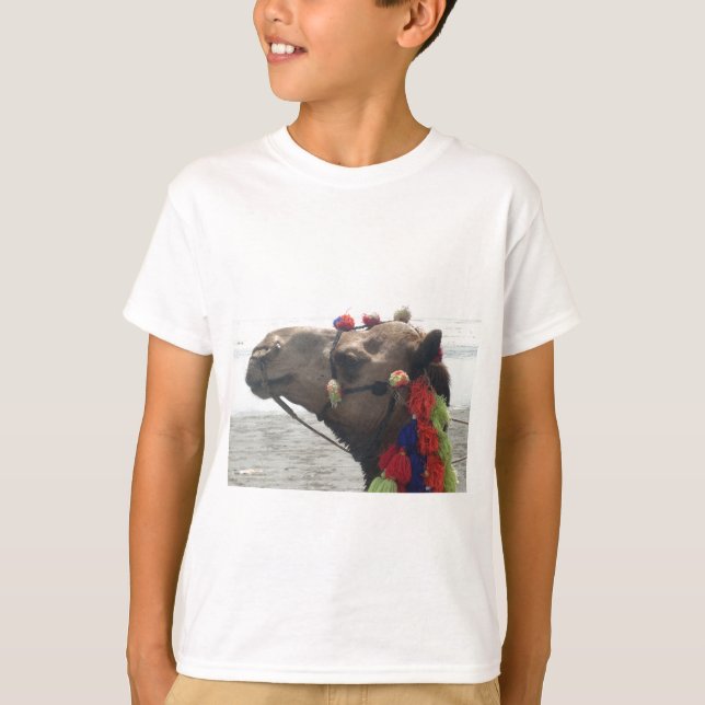 Oman Muscat Camel Photo Art Print T-Shirt (Front)