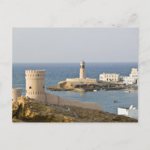 Oman, Sharqiya Region, Sur. Towers of Al Ayajh Postcard
